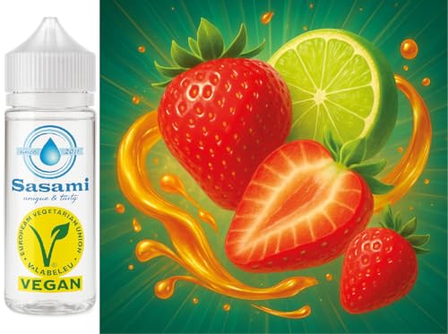Scarlet Twist fraise-citron vert Sasami 100 ml pour DIY