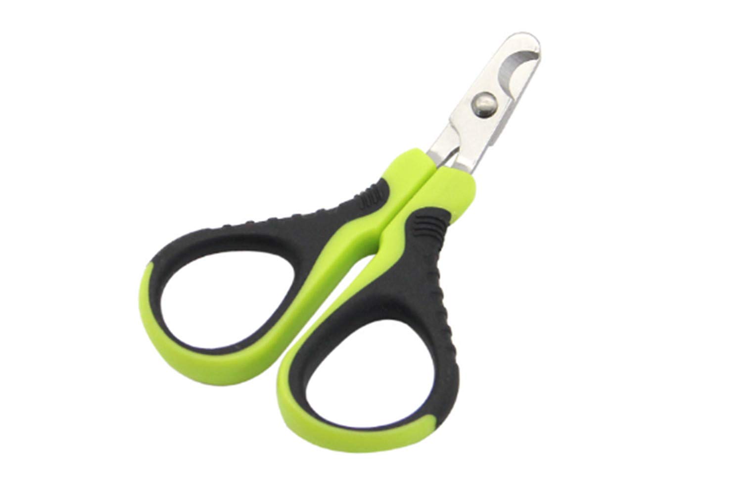 Voarge Recortador de Tijeras para Mascotas, Cortaúñas Gatos Profesional de Acero Inoxidable para Perros Mascotas Pequeños y Conejos, Tijeras Acero Inoxidable diseño Curvo de 25 Grados