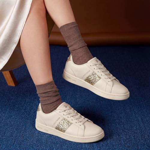 Image of U.S. Polo ASSN. Kate 3.0 Off White Sneakers Shoes with Premium Upper