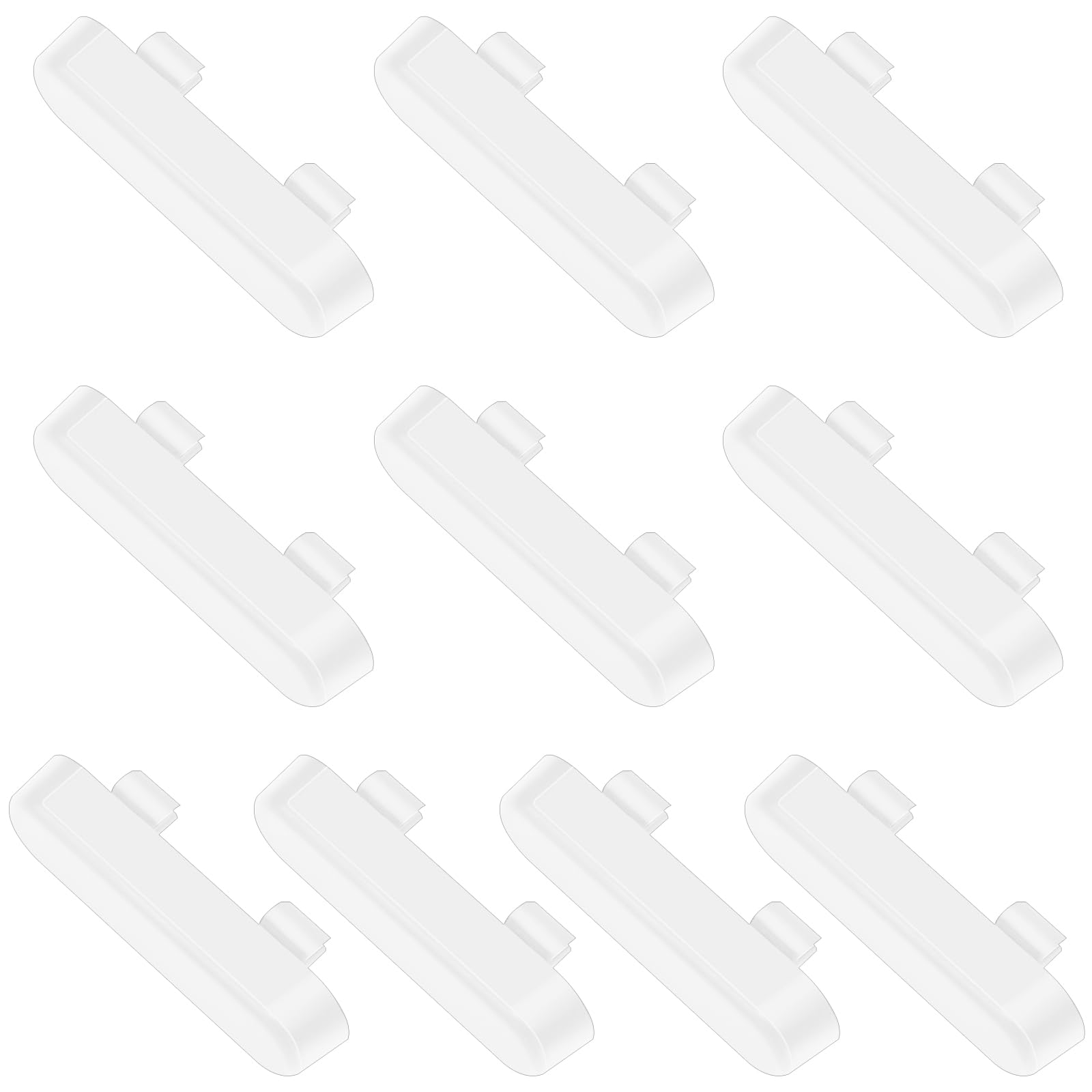 Licqic White Weep Vent Cover, Window Drain Caps, Weep Hole Drainage Covers Double Glazing, For Doors And Windows, 10 Pcs