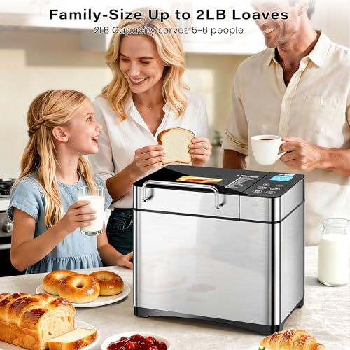 Digital Bread Maker with Gluten-Free Setting