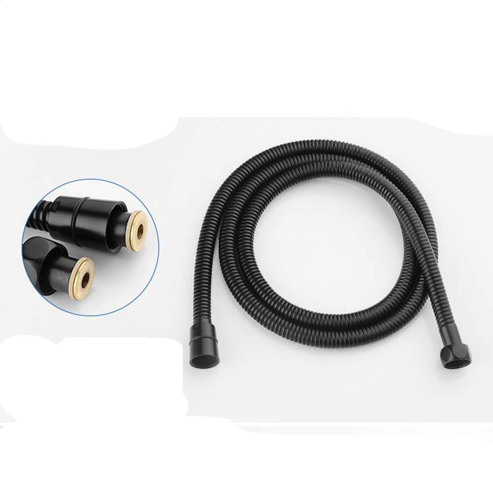 Rubinetti per Vasca Classici Bagno a Temperatura costante in Ottone Massiccio in Nero Miscelatore per Vasca con doccetta, Set Doccia di Lusso
