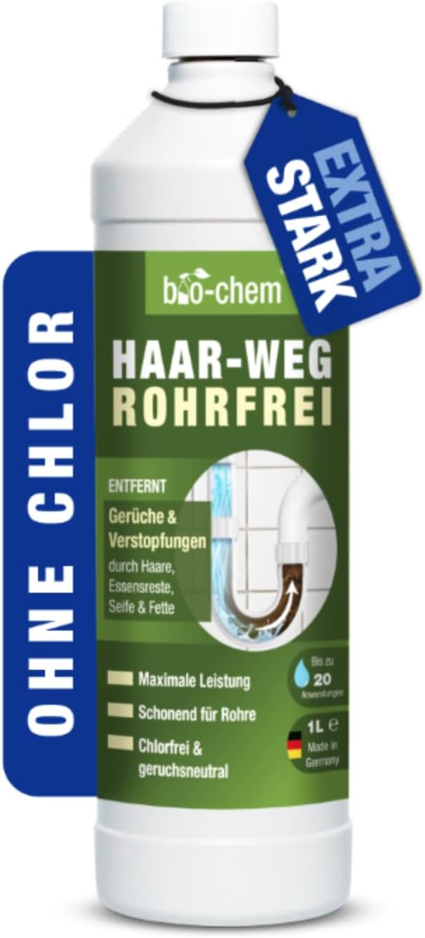 bio-chem Haar-Weg 排水溝クリーナー