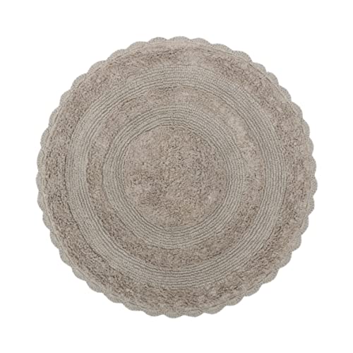 The Home Talk Häkel-Badteppich aus Baumwolle,Teppich für Spa, Waschtisch,...
