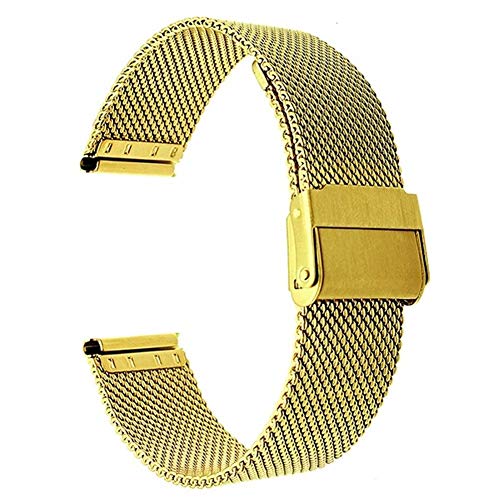 Correa de reloj de acero inoxidable que elimina el sudor y los tirones de la piel
