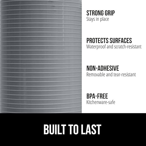 Miniatura 2 de Gorilla Grip Forros originales antideslizantes para cajones y repisas rollo sin adhesivo duraderos y resistentes para alacenas, cocinas y