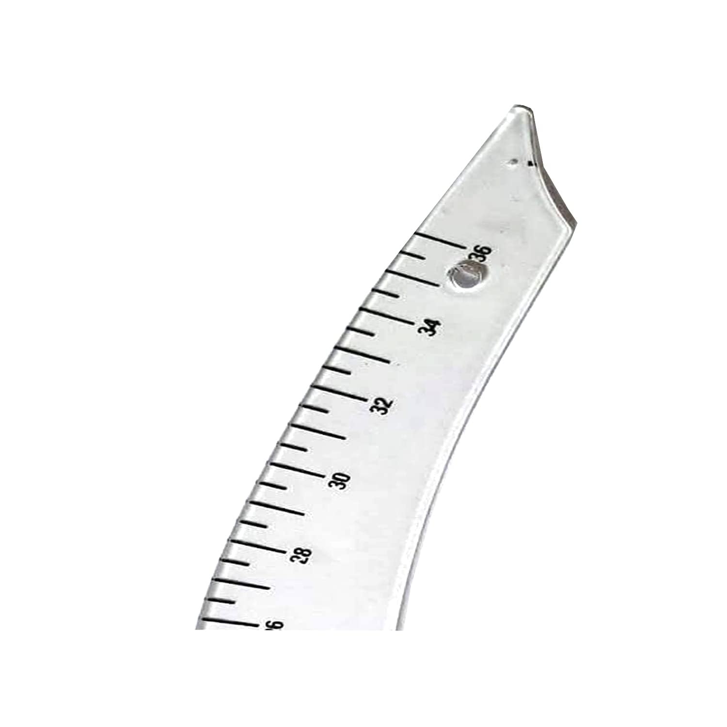 MEGHPREET French Curve with Marking Armhole Curve Tailoring Materials Dark Visible Lines (Transparent 1 Piece) 2