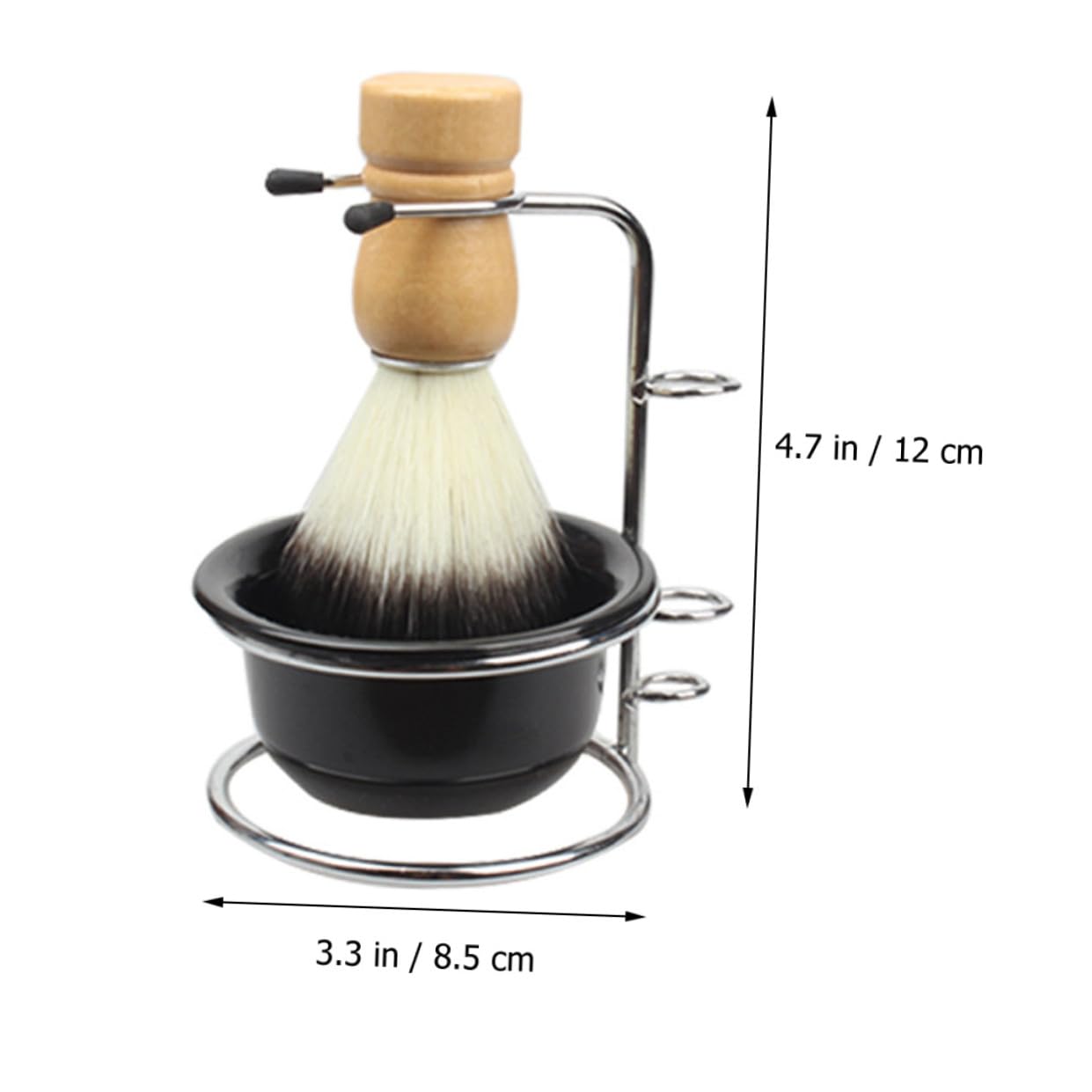 FRCOLOR 3sätze Rasierkit Mit Rasierpinsel Seifenschale Und Professionelles Bartpflege-set Für Perfekten Nassrasur- Für Zu Besonderen Anlässen