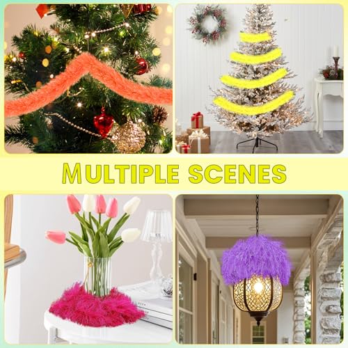 Image of 60Pcs /30Set 4.6ft Feather Boas and Heart Sunglasses