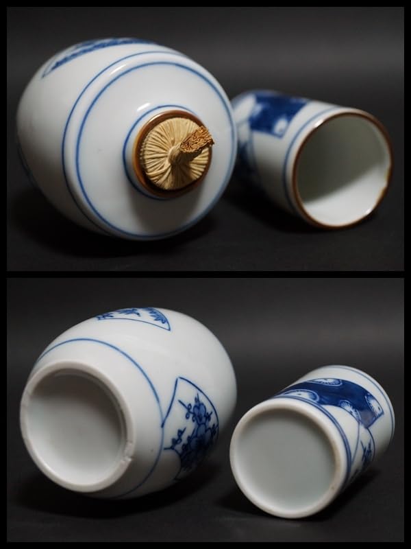 Amazon.co.jp: 【閑】鎌倉彫菊桐彫茶箱皆具揃『京焼茶碗茶巾筒振出棗