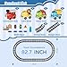 Dimoarch Electric Train Set for Toddlers with Sound & Lights, Magnetic Connection Train Toys with Tracks & Road Signs, Christmas Birthday Gift for 3 4 5 6 Year Old Boys Girls
