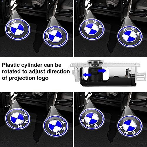 4 Pack Never Fade HD Car Door Lights Logo Projector LED Welcome Lights Accessories, Compatible with BMW X1/X2/X3/X4/X5/X6/X7, M, Z, and GT Series Models - 3