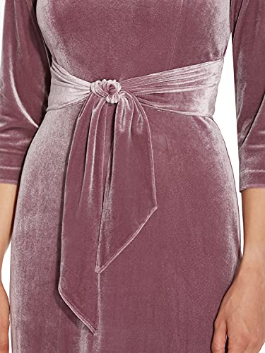 Image of Adrianna Papell Women's Velvet Tie Front Dress
