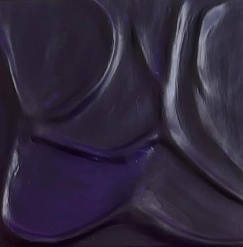 Miniatura 2 de Plum 3D Plaster Relief Wall Sculpture Tiles  Acrylic, MDF Wood, Mixed Media, Abstract, Modern Design, Mix and Match (Dark Plum)