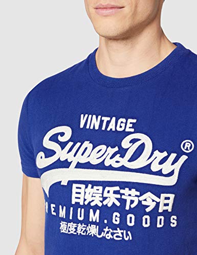 Superdry VL off Piste Tee T-Shirt, Mazarine Blue