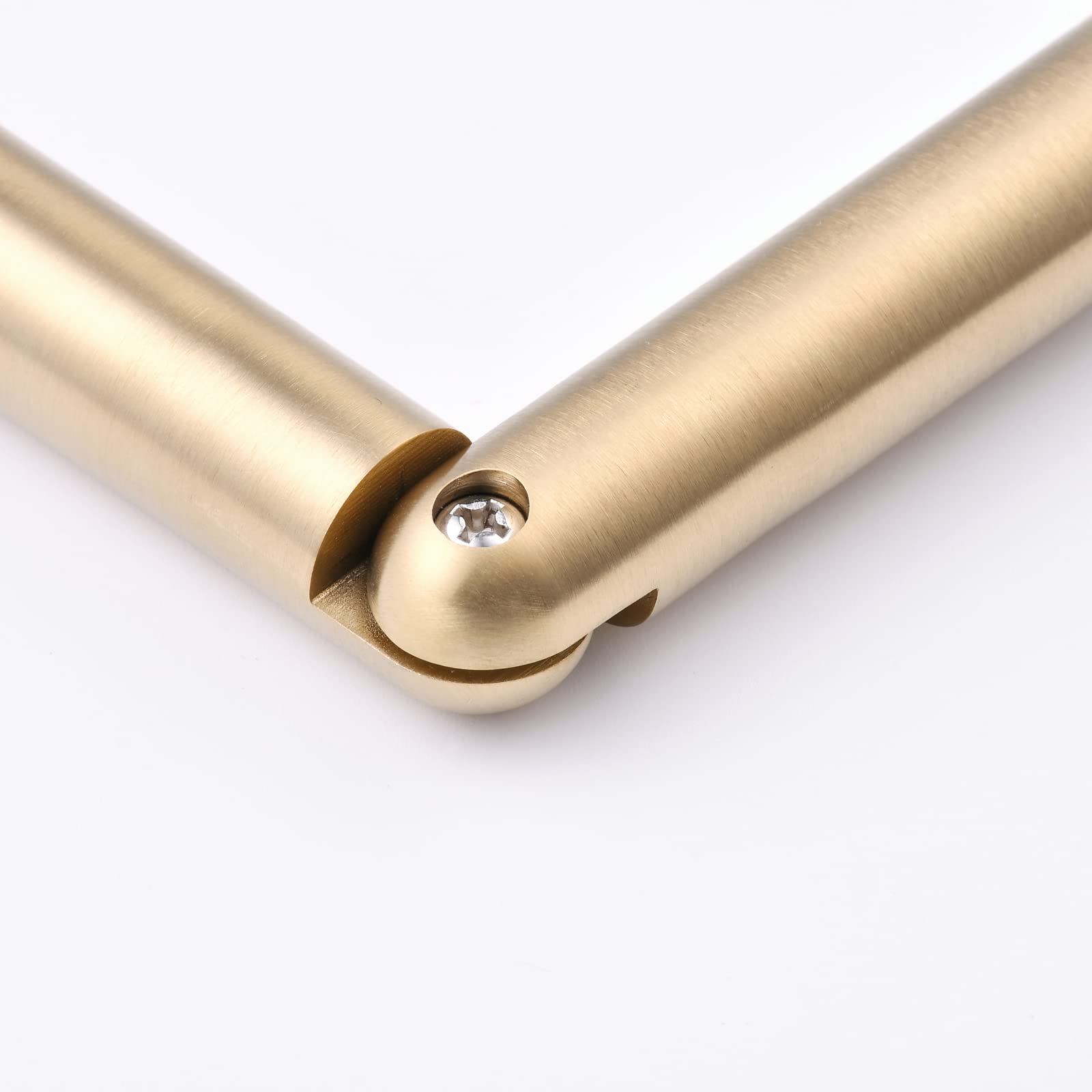 Soporte para Papel higiénico Dorado con Reserva, Soporte Independiente para Rollo de Papel higiénico, Moderno Acabado en Oro Cepillado, Acero Inoxidable Sus 304, Beelee BA7782BG
