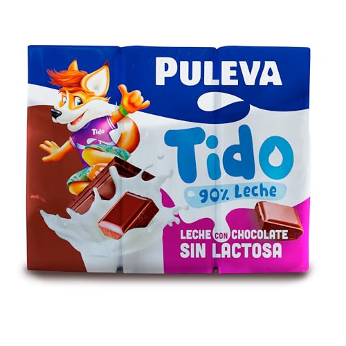 Puleva Batido de Chocolate Sin Lactosa - Pack de 6 x 200 ml - Total: 1200 ml