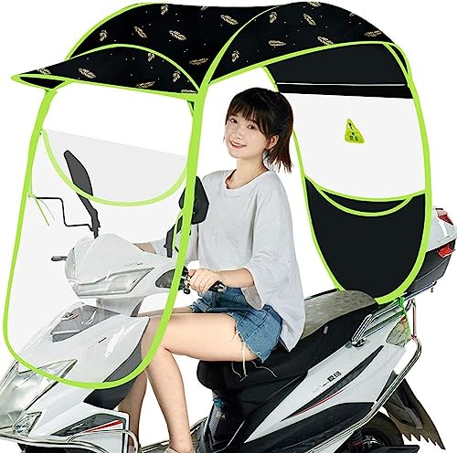 Couvre-pluie moto universel auvent scooter électrique avec moustiquaire