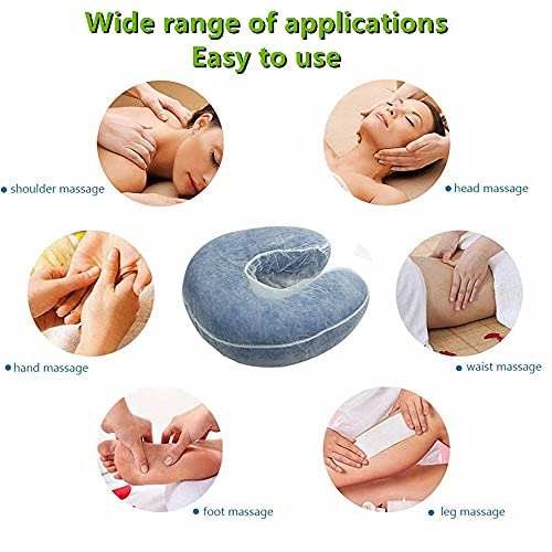 Protège têtière jetable non tissé x50 pour table de massage spa - 3
