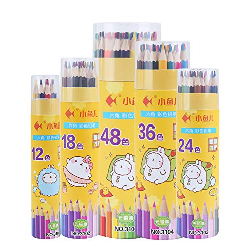 Crayon de couleur pour enfants dessinant à la maison