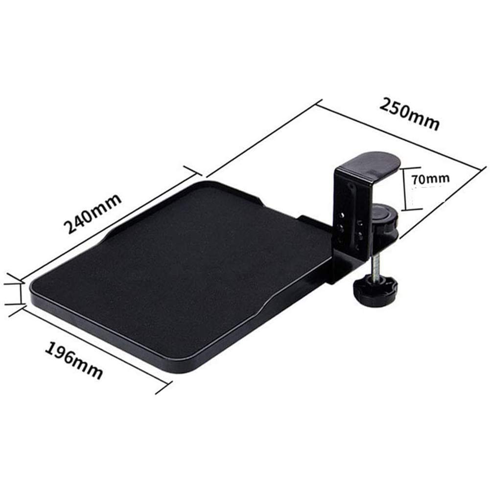 YXZN Aluminium Toetsenbord Lade Verstelbare Wandmontage Muis Toetsenbord Platform Ruimtebesparend Telescopische Wandmontage Toetsenbord Stand