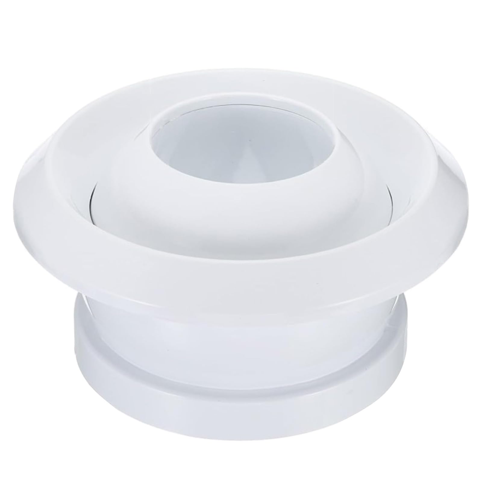Round Exhaust Air Vent Air Conditioning Vent for Enhances Comfort in Residential & Commercial Space Uniform Circulation