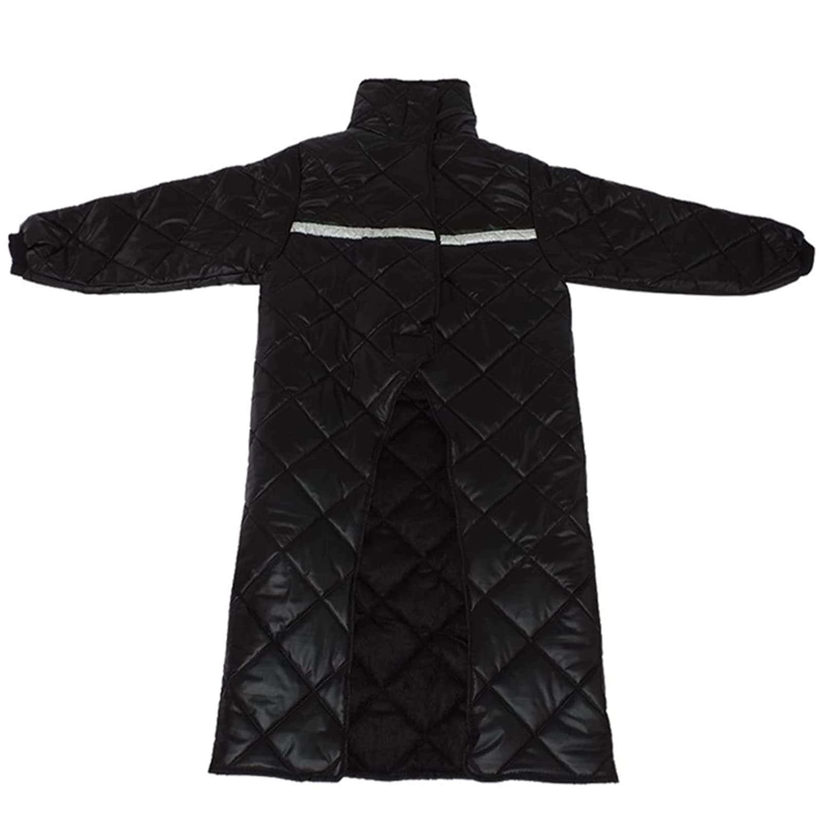 Manta de invierno impermeable y resistente al viento para usuarios de sillas de ruedas, funda acogedora con mangas y protección contra la lluvia, cuerpo completo, tamaño adulto