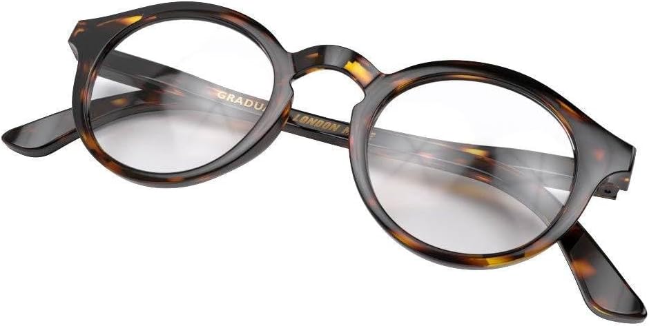 LONDON MOLE® Graduate reading glasses | Cool round panto shaped readers | Men’s Women’s Unisex | Spring hinges - Image 5