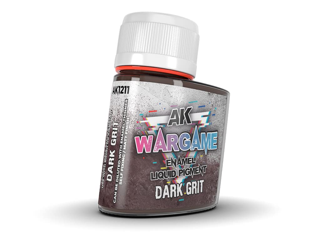 Ak Interactive Dark - Grit Enamel Liquid Pigment 35Ml - Ak1211