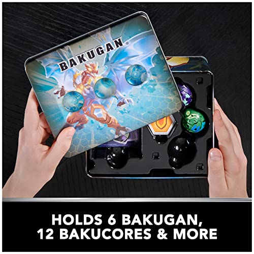 Bakugan Legends, Baku-Tin, Gargonoid X Webam (Exclusive, Mystery Core, 2 Gate Cards, 4 Baku-Cores, Collectible Action Figures, Ages 6 And Up #TOP4