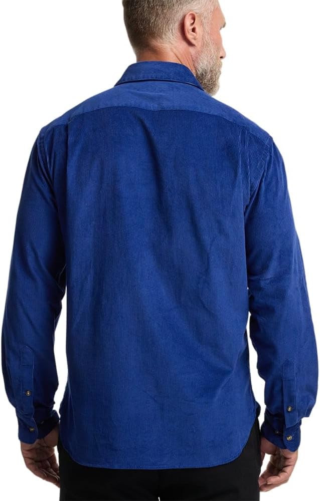 Paul Fredrick Men's Slim Fit Cotton Corduroy Casual Shirt - Image 5