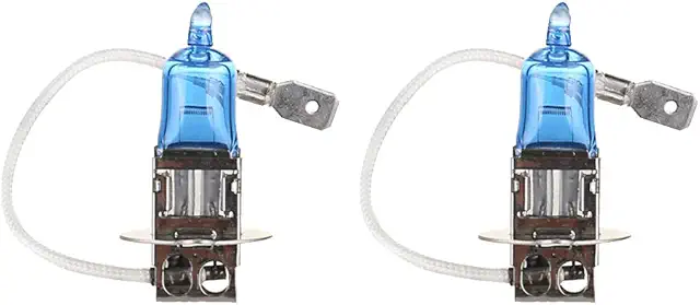 Mintice 2 Piezas Lámpara H3 100W Xenón 6000K - Faros Coche Brillantes