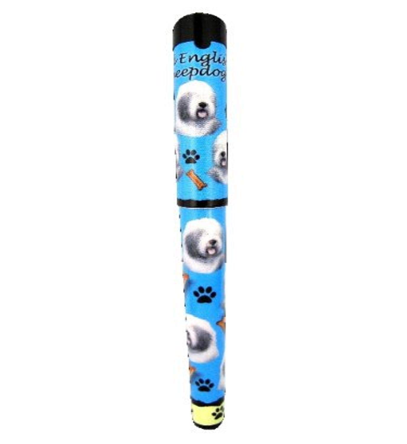 E&S Pets Old English Sheepdog Pen Easy Glide Gel Pen, Refillable with A Perfect Grip, Great for Everyday Use, Perfect Old English Sheepdog Gifts for