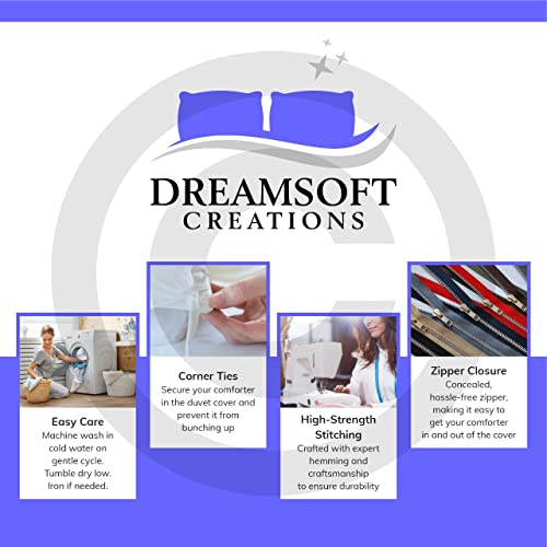 Dreamsoft Creations Queen (19"X90") Bed Luxury Solid Bed Runner Scarf Protector Slipcover Light Blue Color Bed Decorative Scarf For Bedroom Hotel Wedding Room #TOP1