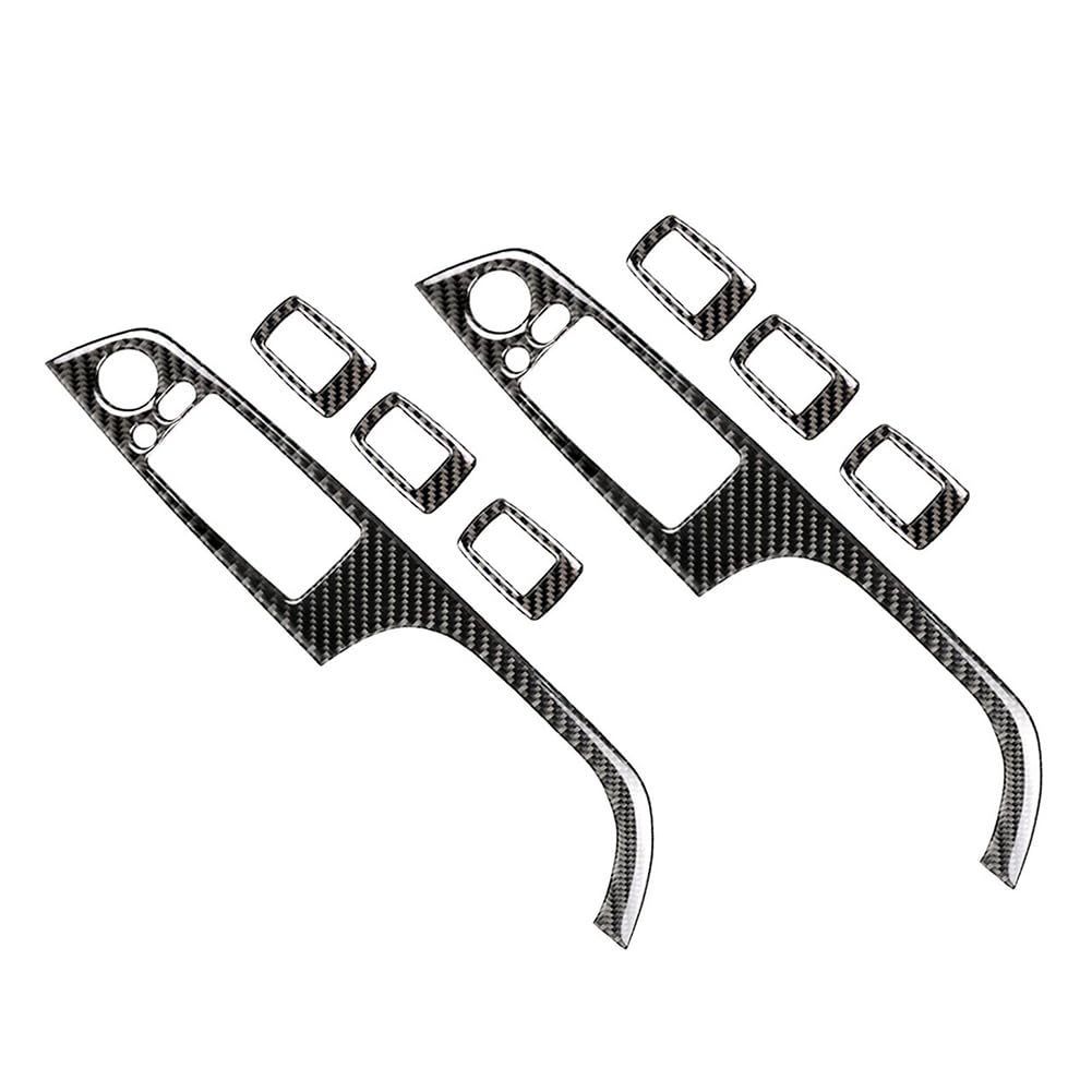 Fensterheber Panel Set Carbon Optik Für BMW E90 3er (2005-2012) Linkslenker