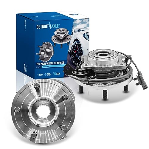 Image of Detroit Axle - Pair Rear Wheel Bearing Hubs Assembly for 2009-2020 Dodge Journey [5 Lugs w /ABS]