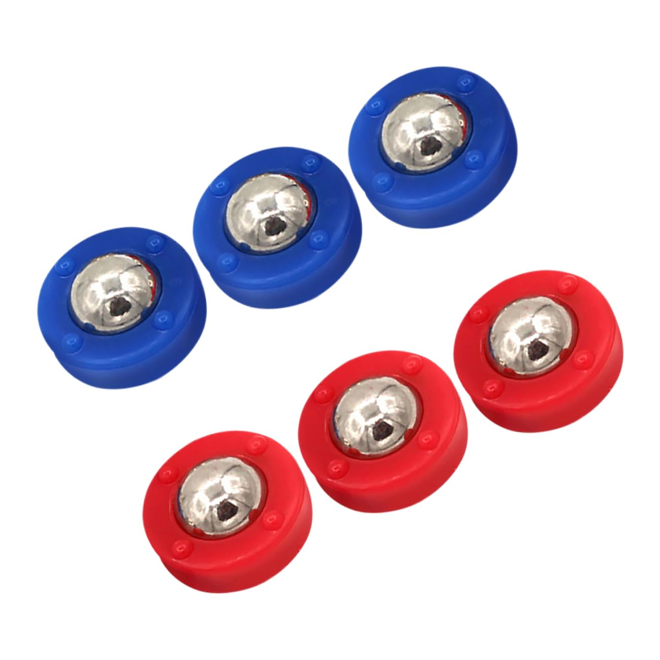 ibasenice 6-in-1 Shuffleboard Accessories Kit Replacement Pucks Rollers More for Indoor/Outdoor Games