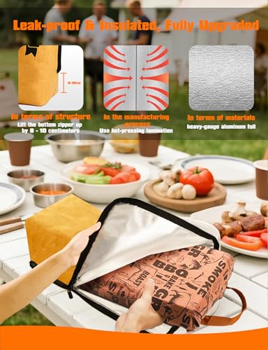 Manta térmica grande para BBQ para reposar carne XL miniatura 3
