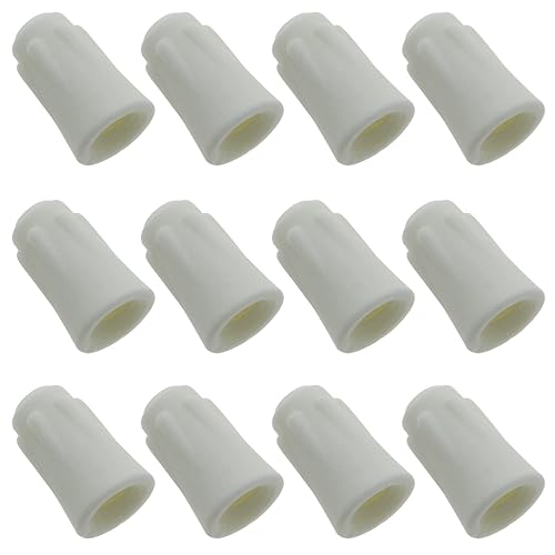 LUORNG 12pcs tamaño mediano 22-10 AWG alto calor cerámica Twist tapas blanco fácil giro conector de alambre de cerámica