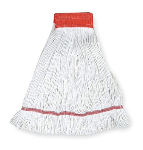 Looped-End Wet Mop, Flat, Loop