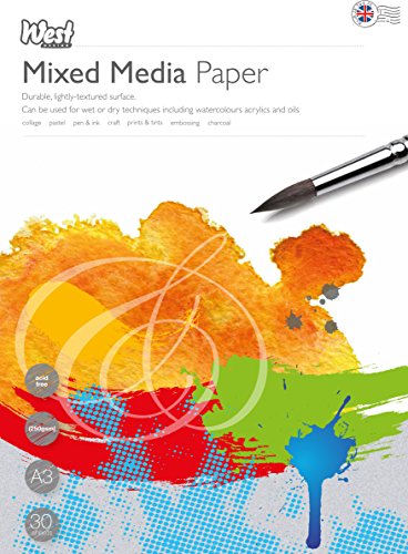 Papier de conception mixte A3 West Design épais 250g haute qualité