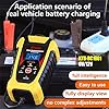 KATBO Automotive Battery Charger 6V/2A 12V/6A 24V/3A Trickle Charger Smart Automatic Battery Charger for Car Motorcycle Boat Marine Lawn Mower Wet AGM Gel Lead Acid (2A/6A 6V/12V) #3
