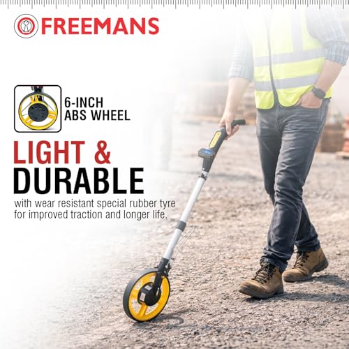 Image of FREEMANS Professional 15cm (6) 10km Digital Measuring Wheel