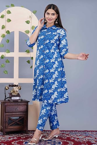 Image of TANISHA Women Co-Ord Set Kurta with Pant Set Outdoor Outfits Wear