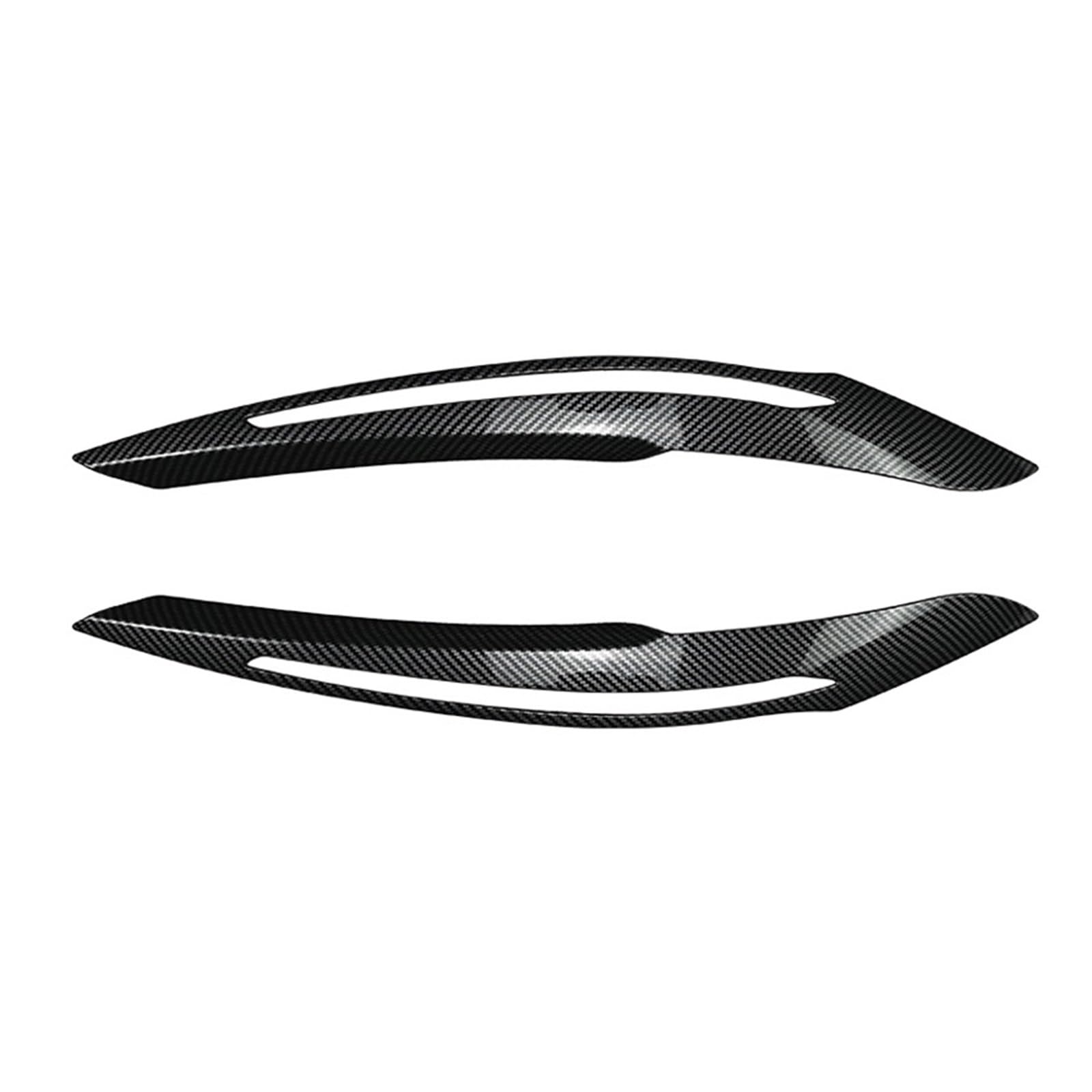 Auto-Scheinwerfer, Augenbrauen-Augenlid-Lampe, helle Augenbrauen, glänzend schwarz, Kohlefaser, Compatible With F20 F21 1 Serie 116i 118i 120i 125i 2011–2014(Carbon Fiber)