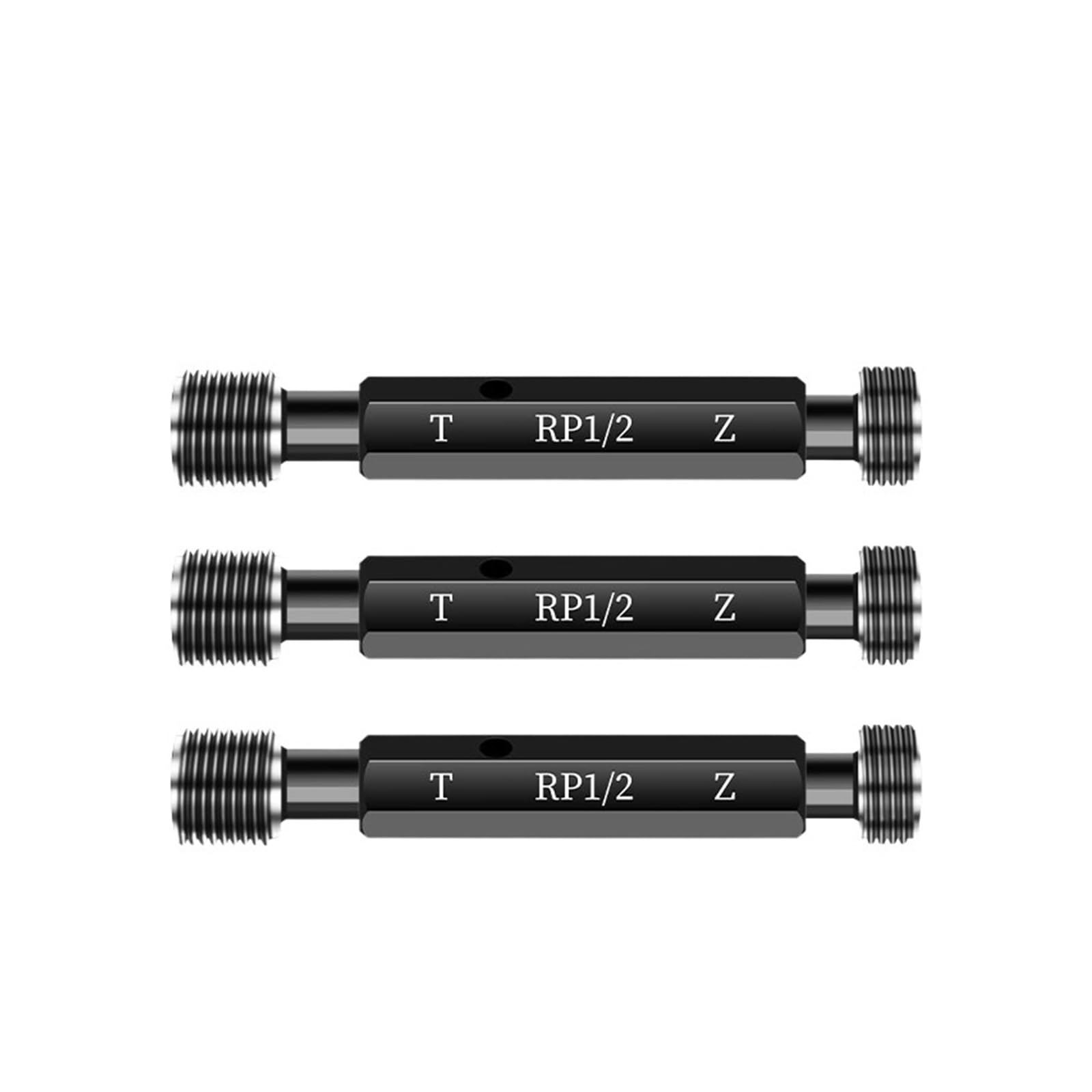 Miernik do gwintów RP - precyzyjne narzędzie pomiarowe do gwintów rurowych(Rp 1/2 RP Plug Gauge)