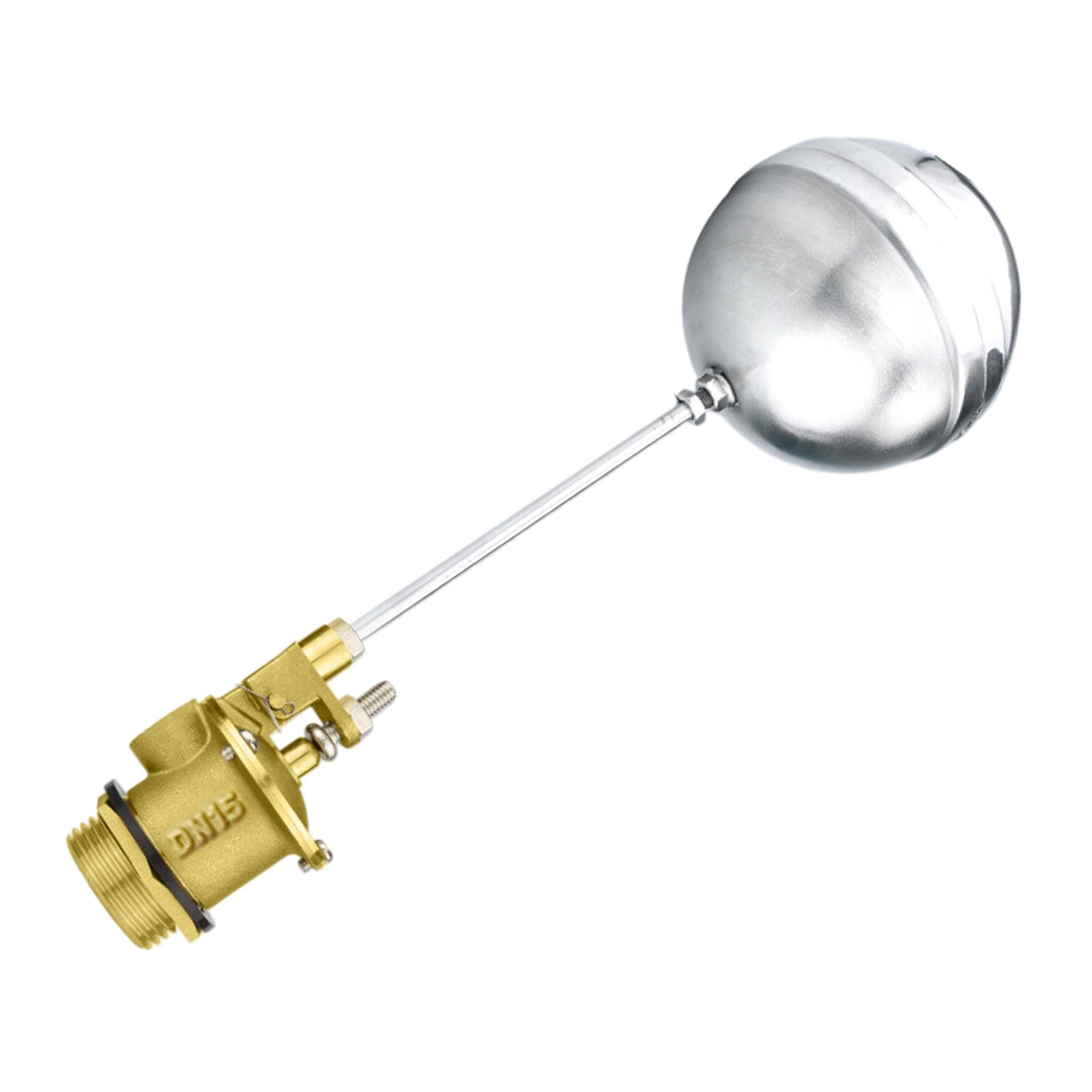 Zhangyezhan Four Points Brass Floating Ball Valves Adjustable Brass Water Inlet Valves Liquid Levels Controller For Tanks And Water Systems Tanks Adjustable Inlet
