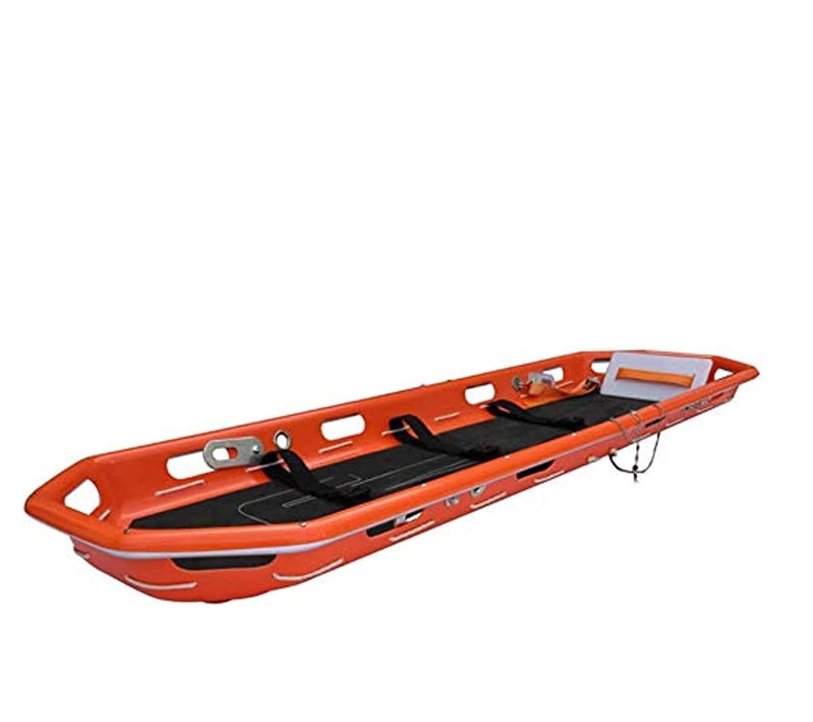Brancard d'urgence multifonctionnel détachable pour hélicoptère pliant Brancard de transfert de patient Planche dorsale pour hôpital à domicile Transfert d'animaux Mer sauvage Premiers soins Sauvetage
