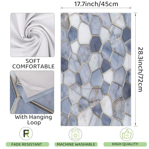 Torchons de cuisine absorbants microfibre géométriques 45x72 cm