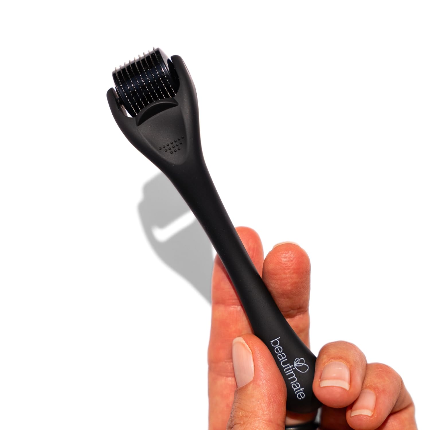 beautimate Microneedle Derma Roller for Face Hair Scalp and Beard - Storage Case Included - 0 25mm